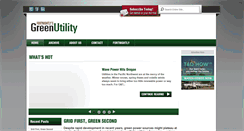 Desktop Screenshot of greenutility.fortnightly.com